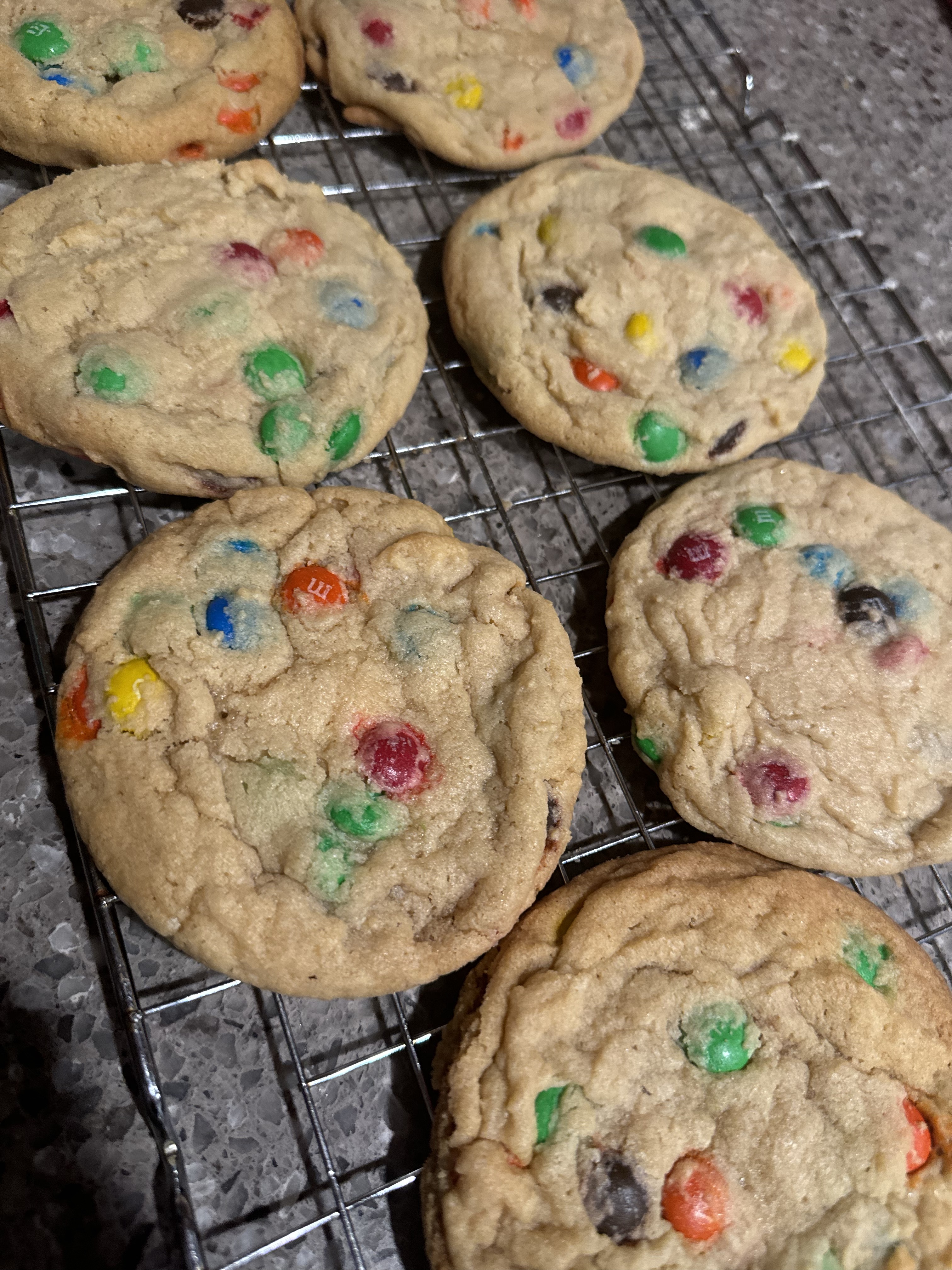 Jumbo M&M Cookies