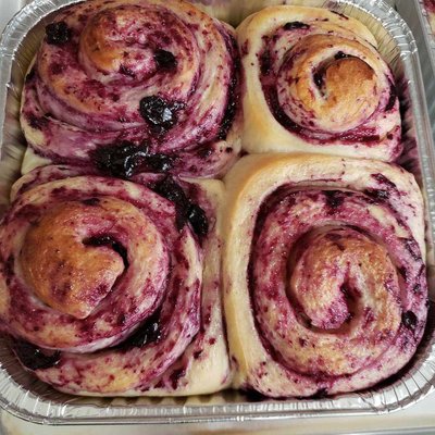 Blueberry Cinnamon Rolls