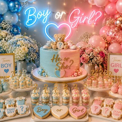 Gender Reveal Desserts