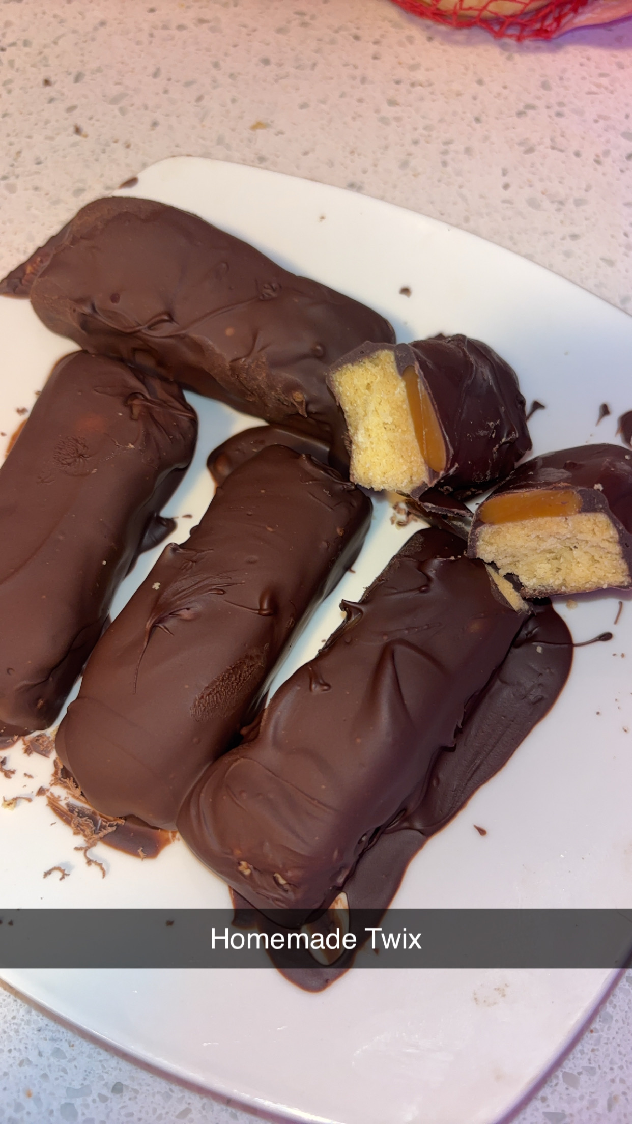 Homemade Twix