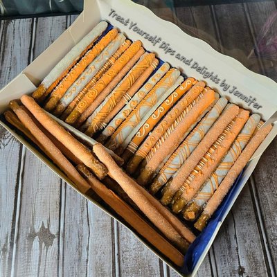 Dipped Pretzel Rods