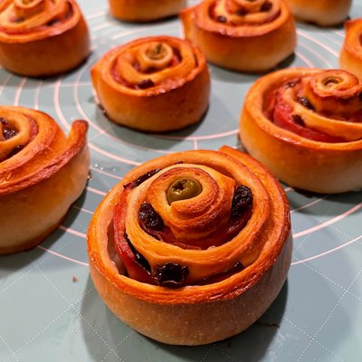 Pan de Jamón Rolls x 10