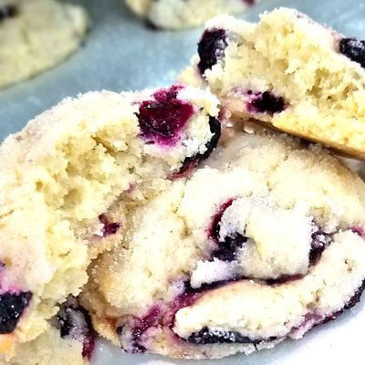 Lemon Blueberry Cookies 