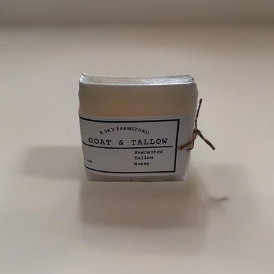 Homemade Goat Soap(Unscented Tallow)