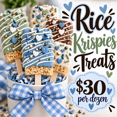 1 Dozen Chocolate Covered RICE KRISPIES 