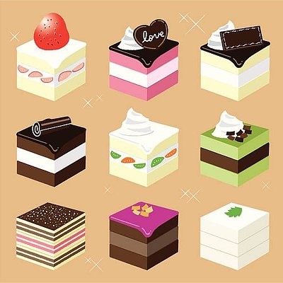 Valentine's Day Petit Four Boxes (6 Qty)
