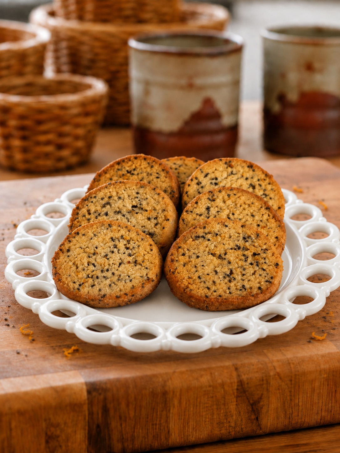 Orange Bite Cookies 
