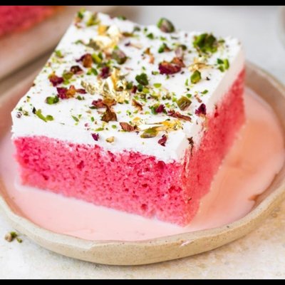 Rose Milk Cake Large