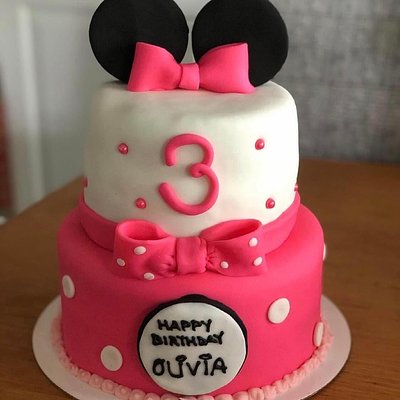 Custom Two Tier Serves 25-30 Fondant Or Buttercream