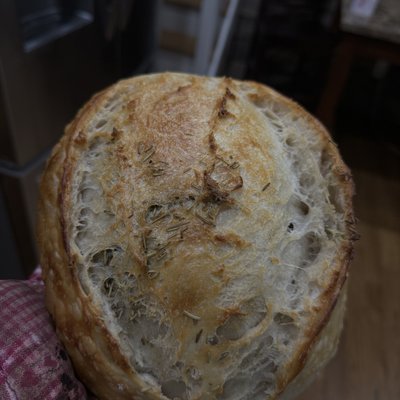 Rosemary Sea Salt Sourdough