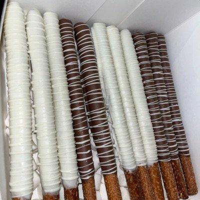 Dozen Chocolate Covered Pretzels 