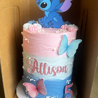 Tall Bento 4 Inch 3 Layer Cake (Servings 5-8)