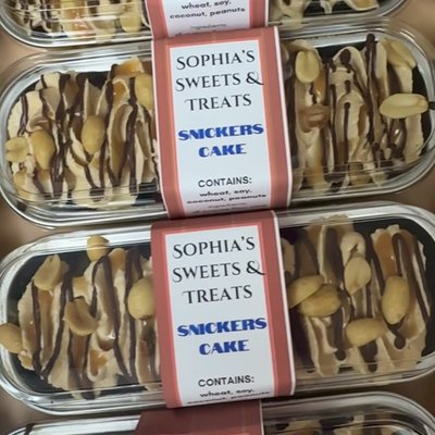 Snickers Mini Loaf Cakes 