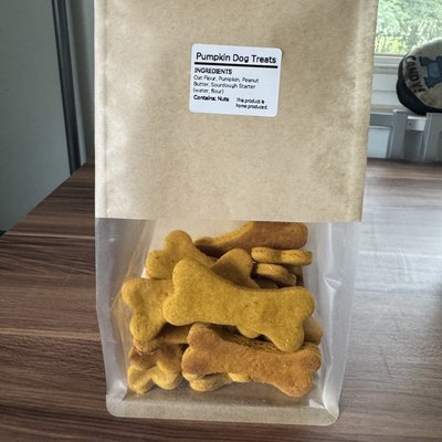 Pumpkin dog treats