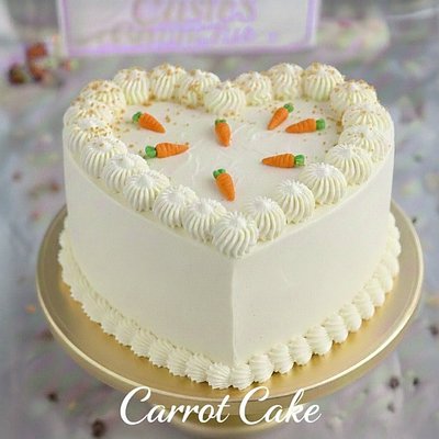Carrot Cake Heart Cake