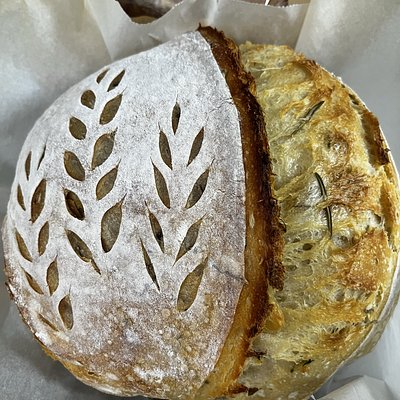 Organic Garlic And Herb Sourdough 