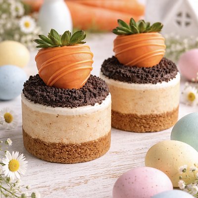 Mini Carrot Cake Cheesecakes