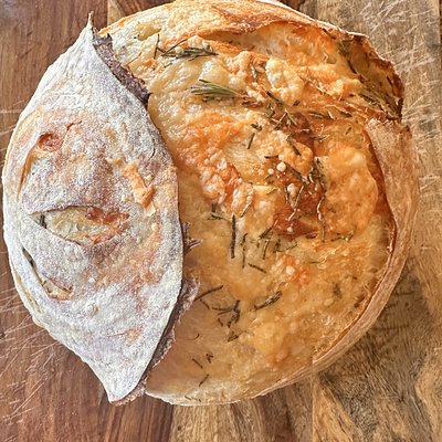 Rosemary Parmesan Sourdough Boule