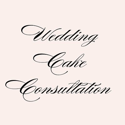 Wedding Cake Consultation