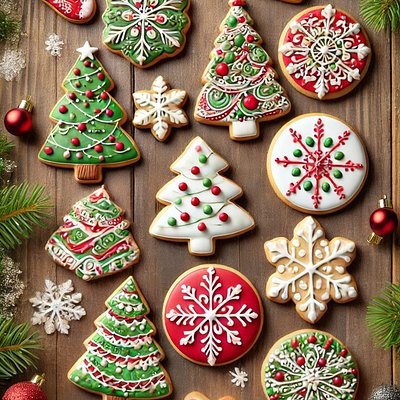 12 count DECORATED COOKIES
