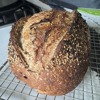 Everything Bagel Sourdough Loaf