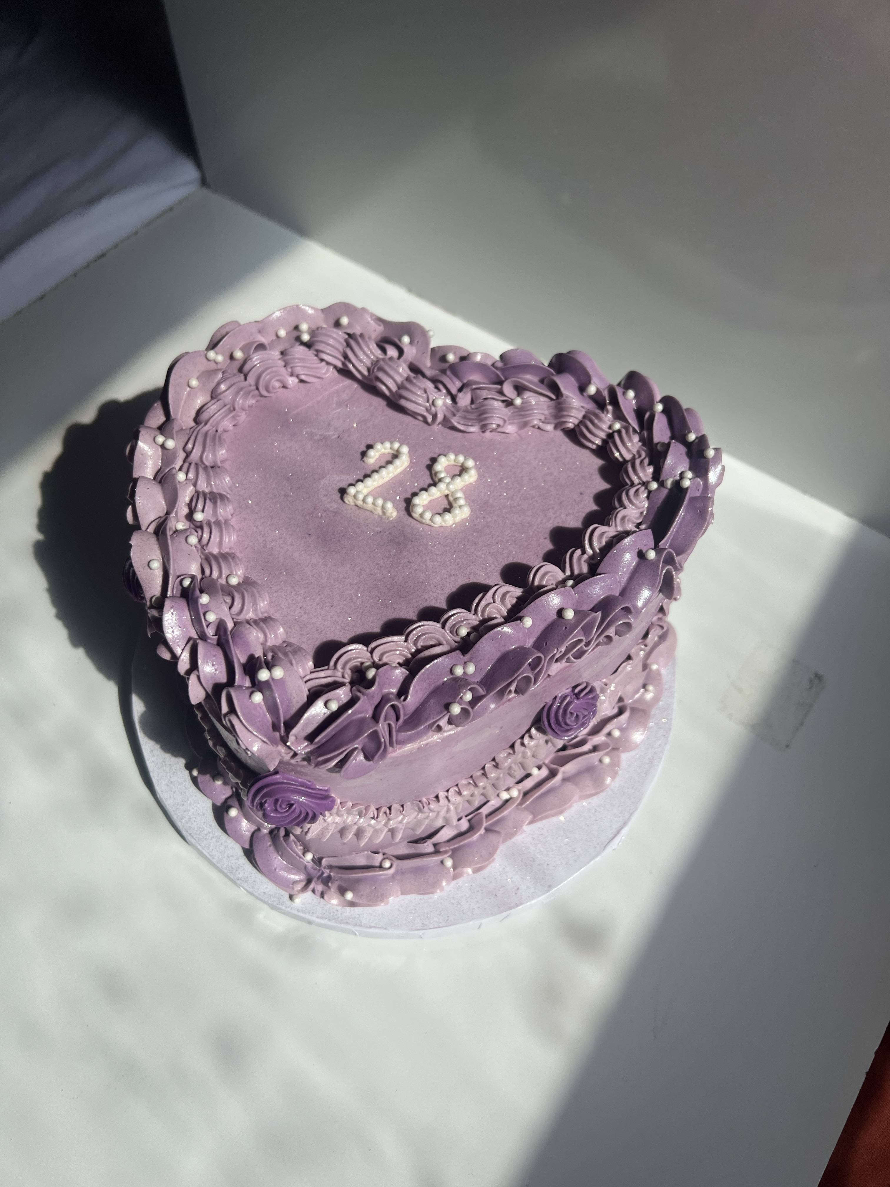 8 Inch Heart Cake 