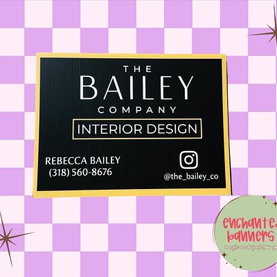Custom Yard Sign
