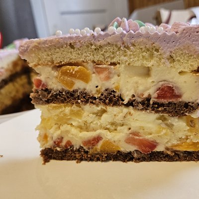 Fruit cake 10" 4 layers 