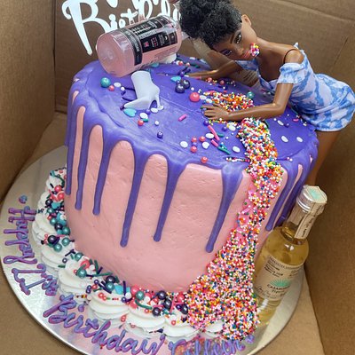 Drunk Barbie Cake