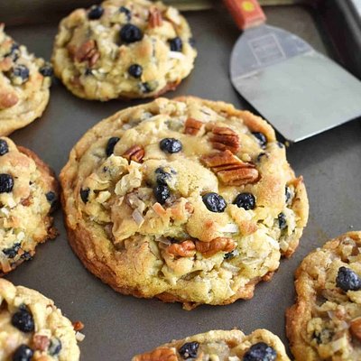 Blueberry Coconut Cookies
