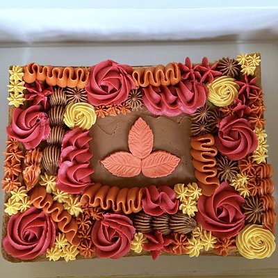 Double Layer Cookie Cake w Buttercream In-between the Layers & on Top (serves 15-18)