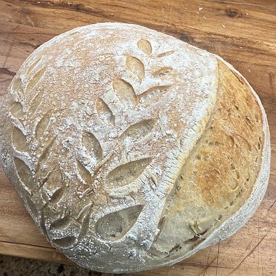 Sourdough - Rosemary & Avocado Oil Round 