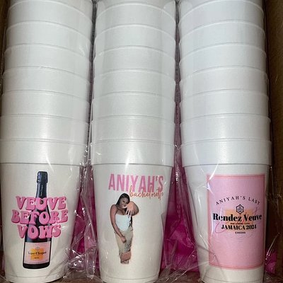 Custom Styro Foam Cups ( 12 ) 