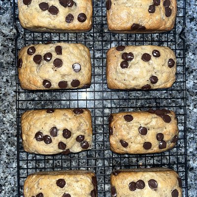 Mini Banana Bread Loafs 