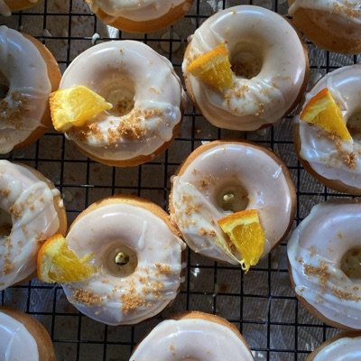 Orange w/Orange Glaze (Vegan Option Available)
