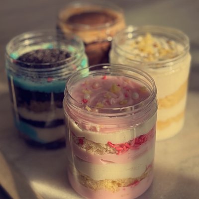 Cake Jar Sampler Trio