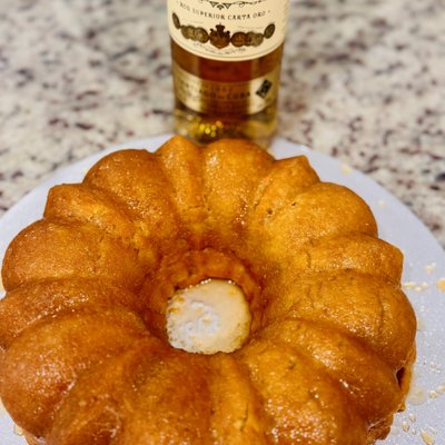 Rum Butter Pecan Cake 