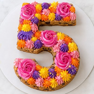 Letter/Number Cookie Cake