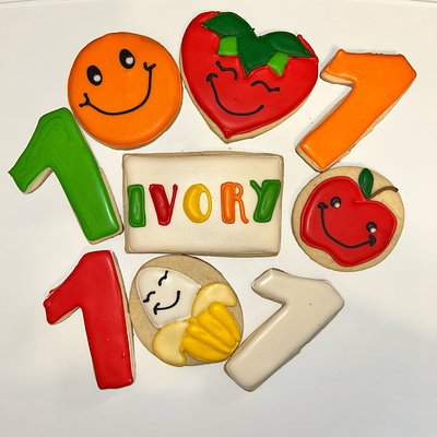 Sugar Cookies Decorated With Royal Icing Sold By Dozen Or Half Dozen Only