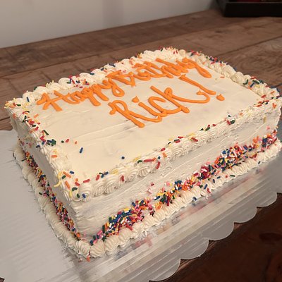 Quarter Sheet Cake
