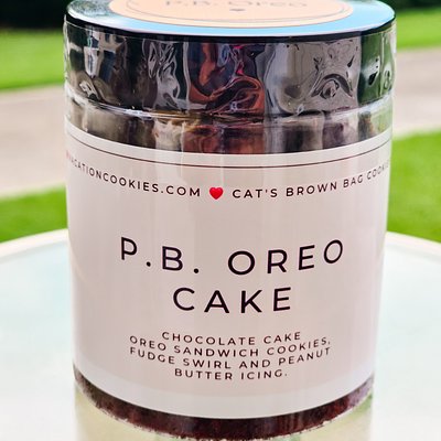 P. B. Oreo Cake Jar