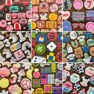 Custom Decorated Sugar Cookies (per cookie)