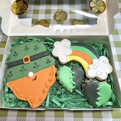 Box of St. Patty's Day Cookies