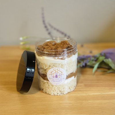 Vanilla Cookie Butter Cake Jar