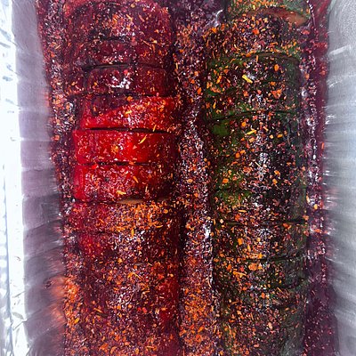 Cucumber X Fruit Roll Up X Homemade Chamoy 😍