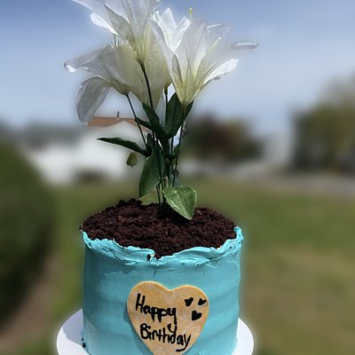 Flower Pot Cake