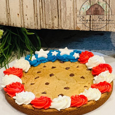 Single Layer Brown Butter Sourdough Chocolate Chip Cookie Cake