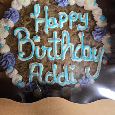 Chocolate Chip Cookie Cake