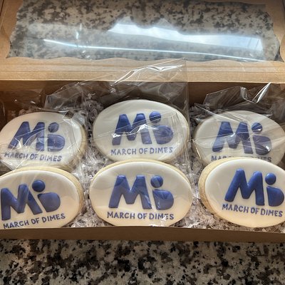Custom Logo Cookies W/Royal Icing