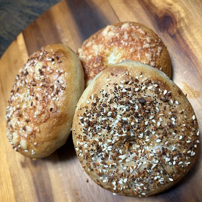 Sourdough Bagels 